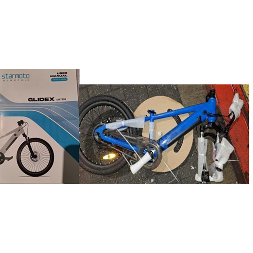 Starmoto product from a safety notice (picture 1 of 1)